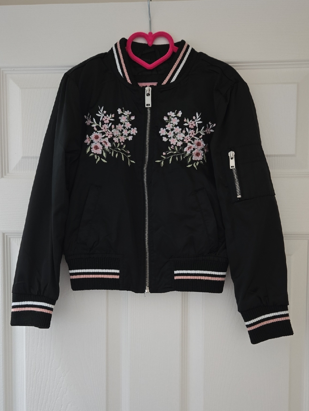 Urban Republic Black Jacket with Pink Accents